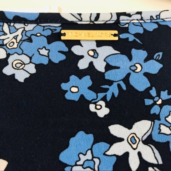 Michael Kors Midi Dress Floral Long Sleeve Size M, NWT $110.00 - Picture 6 of 9